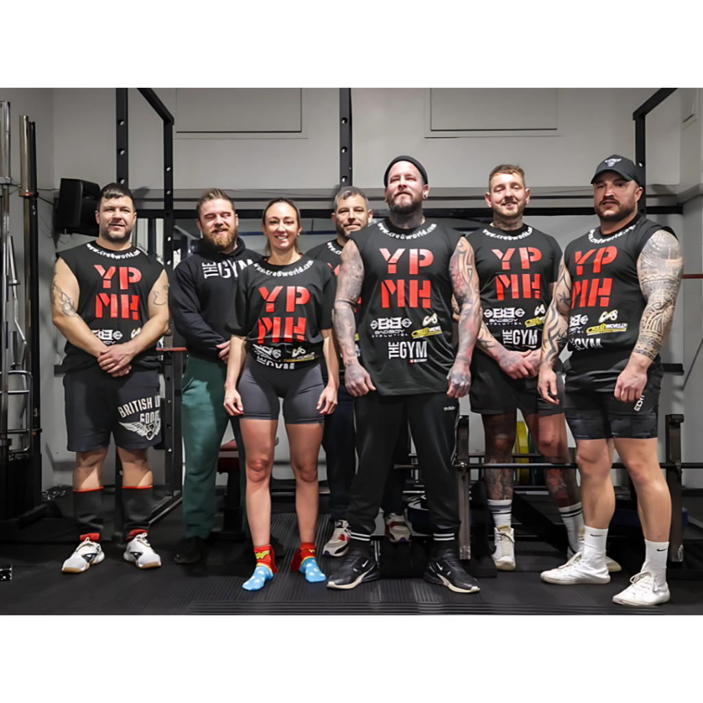 group of weightlifters